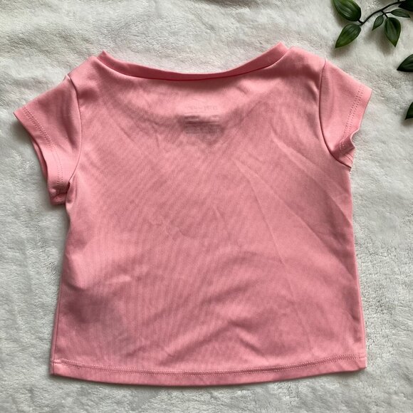 Nike Dri-Fit Pink Get It Girl T-Shirt 18M Short-Sleeve Toddler Activewear - Picture 9 of 10
